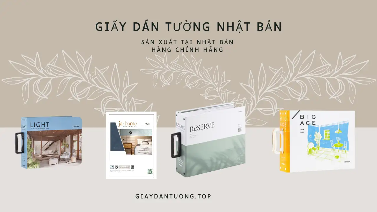 Giấy dán tường Nhật Bản – Chất lượng cao cấp cho không gian sống