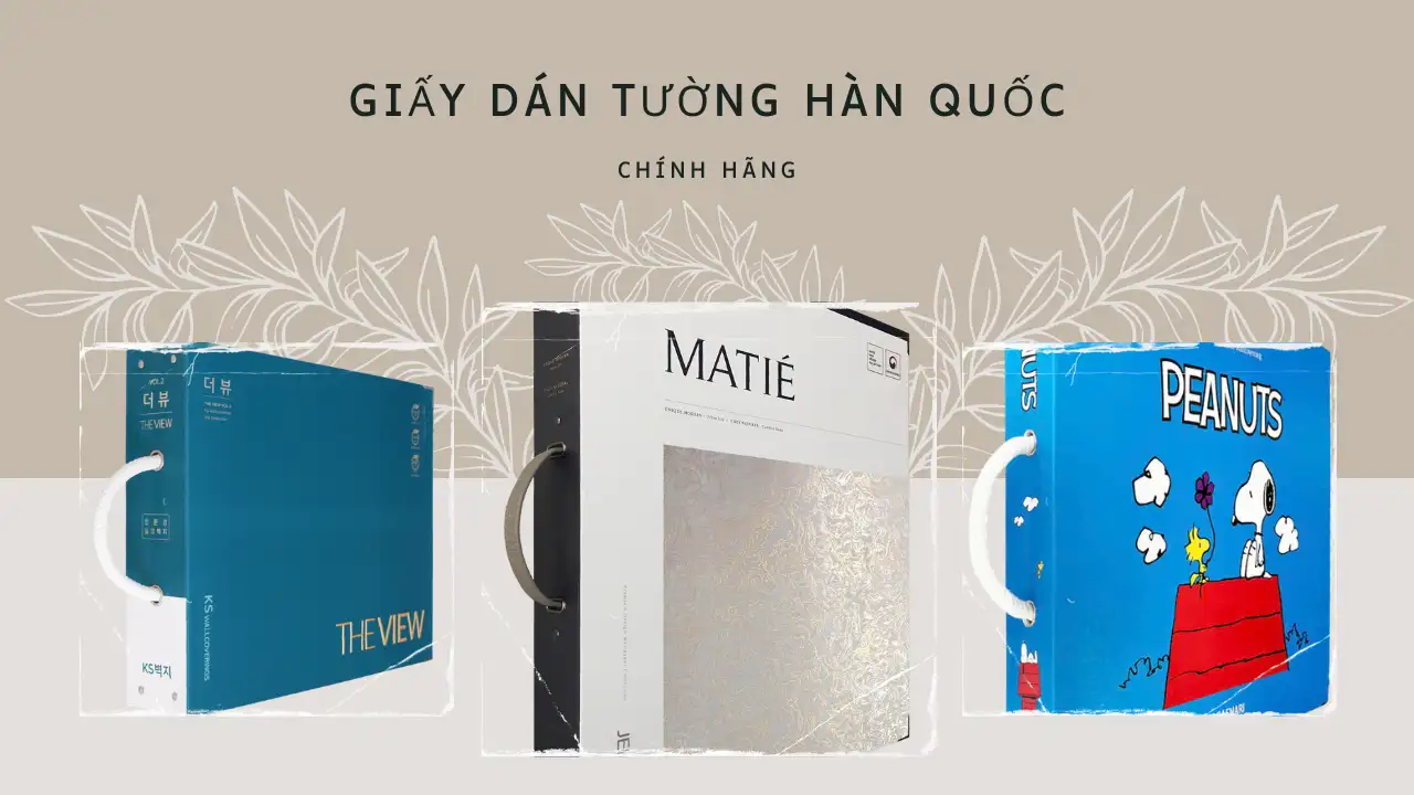 giấy dán tường hàn quốc