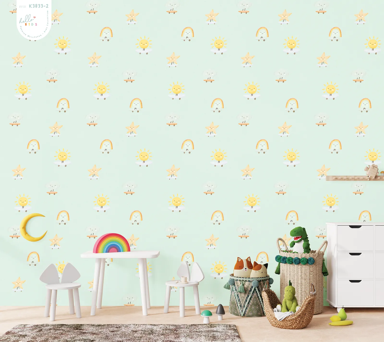 HELLO KIDS K3833-2 2 HELLO KIDS K3833-2 - Ảnh phối cảnh