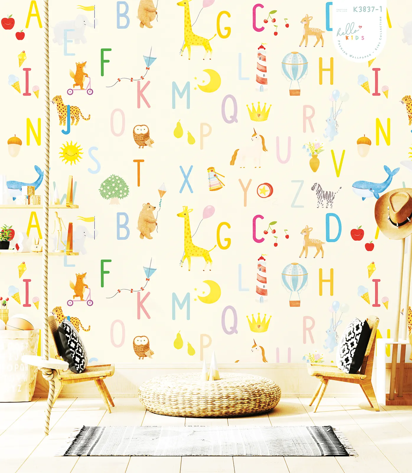 HELLO KIDS K3837-1 2 HELLO KIDS K3837-1 - Ảnh phối cảnh